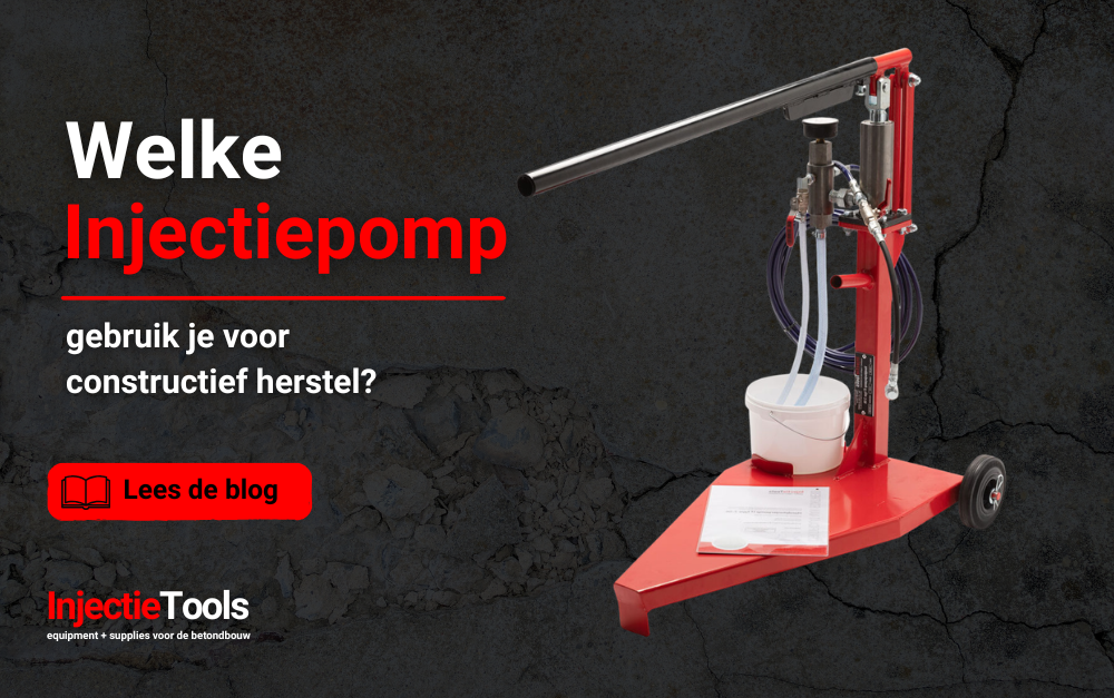Welke epoxy injectiepomp gebruik je voor constructief herstel?